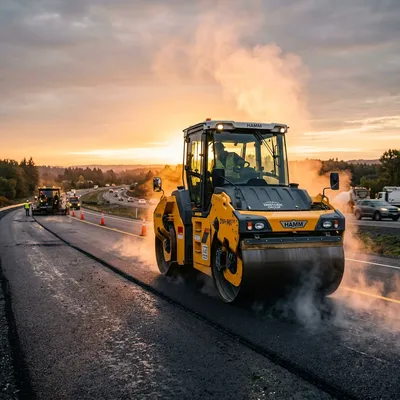 Hamm Road Roller